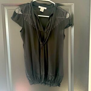 Small sheer blouse shirt